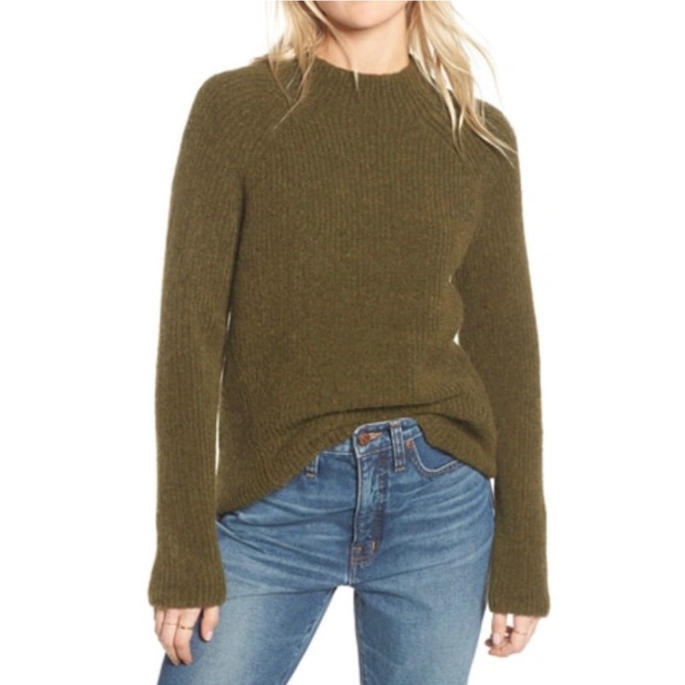 madewell northfield mock turtleneck sweater